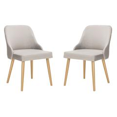 LULU UPHOLSTERED DINING CHAIR, DCH6200A-SET2