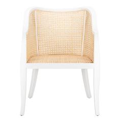 Maika  Dining Chair, White/Natural