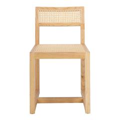 Bernice Cane Dining Chair, Natural