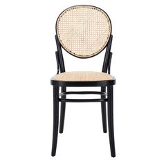 Sonia Cane Dining Chair, Black/Natural
