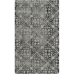 DIP DYE, GREY, 3' X 5', Area Rug, DDY101A-3