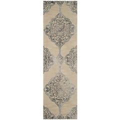 DIP DYE, BEIGE / BLUE, 2'-3" X 8', Area Rug, DDY510A-28