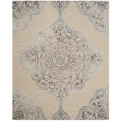 DIP DYE, BEIGE / BLUE, 8' X 10', Area Rug, DDY510A-8