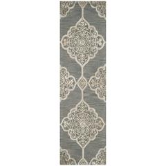 DIP DYE, SLATE / BEIGE, 2'-3" X 8', Area Rug