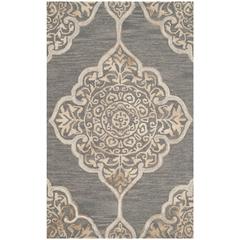 DIP DYE, SLATE / BEIGE, 3' X 5', Area Rug