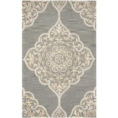 DIP DYE, SLATE / BEIGE, 5' X 8', Area Rug
