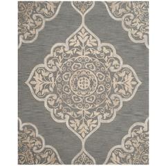 DIP DYE, SLATE / BEIGE, 8' X 10', Area Rug