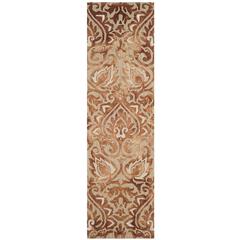 DIP DYE, COPPER / BEIGE, 2'-3" X 8', Area Rug