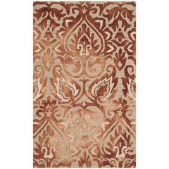 DIP DYE, COPPER / BEIGE, 3' X 5', Area Rug