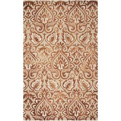 DIP DYE, COPPER / BEIGE, 5' X 8', Area Rug