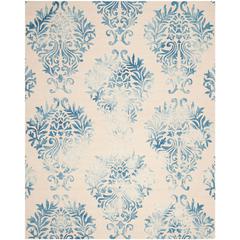 DIP DYE, BEIGE / BLUE, 8' X 10', Area Rug, DDY516A-8