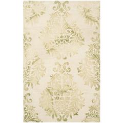 DIP DYE, BEIGE / GREEN, 5' X 8', Area Rug