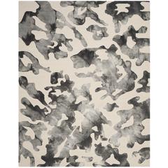 DIP DYE, BEIGE / CHARCOAL, 8' X 10', Area Rug