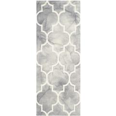 DIP DYE, GREY / IVORY, 2'-3" X 6', Area Rug, DDY535C-26