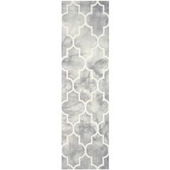 DIP DYE, GREY / IVORY, 2'-3" X 8', Area Rug, DDY535C-28