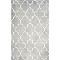DIP DYE, GREY / IVORY, 5' X 8', Area Rug, DDY535C-5