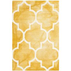 DIP DYE, GOLD / IVORY, 2' X 3', Area Rug, DDY535H-2