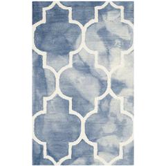 DIP DYE, BLUE / IVORY, 2'-6" X 4', Area Rug, DDY535K-24
