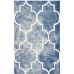 DIP DYE, BLUE / IVORY, 3' X 5', Area Rug, DDY535K-3