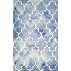 DIP DYE, BLUE / IVORY, 5' X 8', Area Rug, DDY535K-5