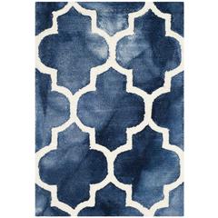 DIP DYE, NAVY / IVORY, 2' X 3', Area Rug, DDY535N-2