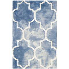 DIP DYE, NAVY / IVORY, 2'-6" X 4', Area Rug, DDY535N-24