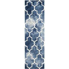 DIP DYE, NAVY / IVORY, 2'-3" X 8', Area Rug, DDY535N-28