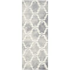 DIP DYE, GREY / IVORY, 2'-3" X 6', Area Rug, DDY536C-26