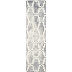 DIP DYE, GREY / IVORY, 2'-3" X 8', Area Rug, DDY536C-28