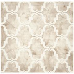 DIP DYE, BEIGE / IVORY, 7' X 7' Square, Area Rug, DDY536G-7SQ