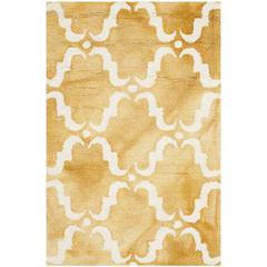 DIP DYE, GOLD / IVORY, 2' X 3', Area Rug, DDY536H-2
