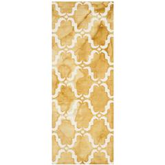 DIP DYE, GOLD / IVORY, 2'-3" X 6', Area Rug, DDY536H-26