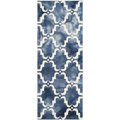 DIP DYE, NAVY / IVORY, 2'-3" X 6', Area Rug, DDY536N-26