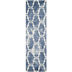 DIP DYE, NAVY / IVORY, 2'-3" X 8', Area Rug, DDY536N-28
