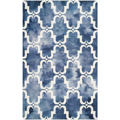 DIP DYE, NAVY / IVORY, 5' X 8', Area Rug, DDY536N-5