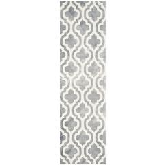 DIP DYE, GREY / IVORY, 2'-3" X 8', Area Rug, DDY537C-28