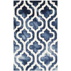 DIP DYE, NAVY / IVORY, 2'-6" X 4', Area Rug, DDY537N-24