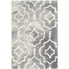 DIP DYE, GREY / IVORY, 2' X 3', Area Rug, DDY538C-2