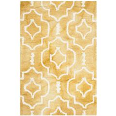 DIP DYE, GOLD / IVORY, 2' X 3', Area Rug, DDY538H-2