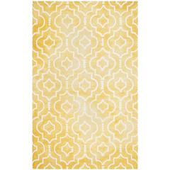 DIP DYE, GOLD / IVORY, 5' X 8', Area Rug, DDY538H-5