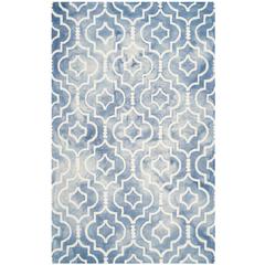 DIP DYE, BLUE / IVORY, 5' X 8', Area Rug, DDY538K-5