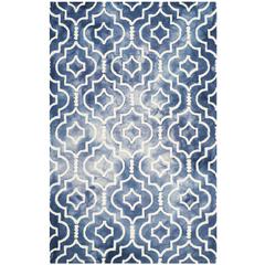 DIP DYE, NAVY / IVORY, 5' X 8', Area Rug, DDY538N-5