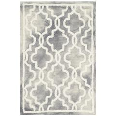 DIP DYE, GREY / IVORY, 2' X 3', Area Rug, DDY539C-2