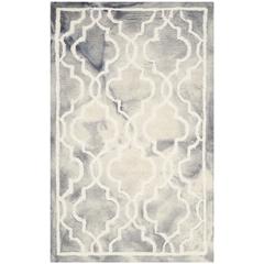 DIP DYE, GREY / IVORY, 2'-6" X 4', Area Rug, DDY539C-24