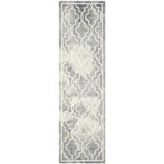 DIP DYE, GREY / IVORY, 2'-3" X 8', Area Rug, DDY539C-28