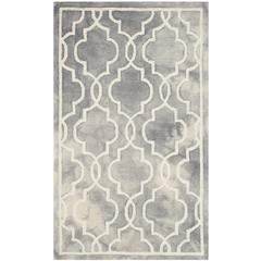 DIP DYE, GREY / IVORY, 3' X 5', Area Rug, DDY539C-3