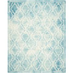 DIP DYE, TURQUOISE / IVORY, 8' X 10', Area Rug, DDY539D-8