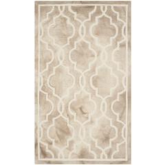 DIP DYE, BEIGE / IVORY, 3' X 5', Area Rug, DDY539G-3