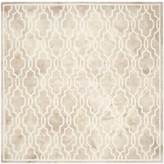 DIP DYE, BEIGE / IVORY, 7' X 7' Square, Area Rug, DDY539G-7SQ