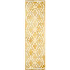 DIP DYE, GOLD / IVORY, 2'-3" X 8', Area Rug, DDY539H-28